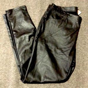 Faux Leather Jeggings